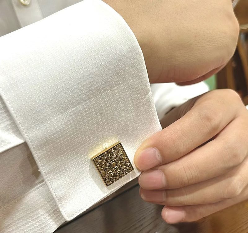 custom logo cufflinks