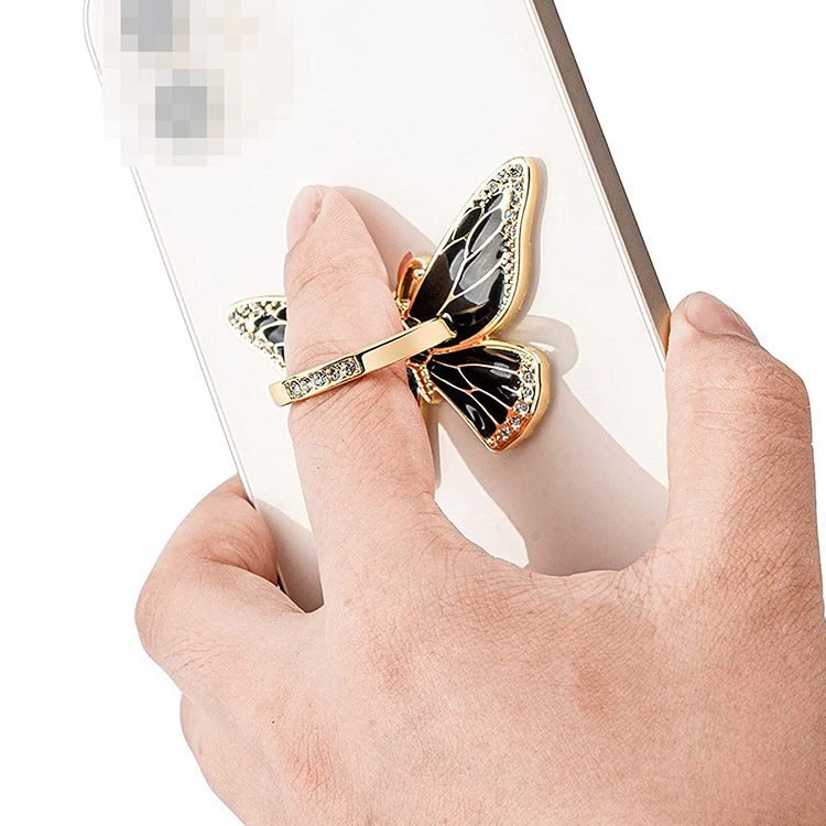 butterfly phone ring holder
