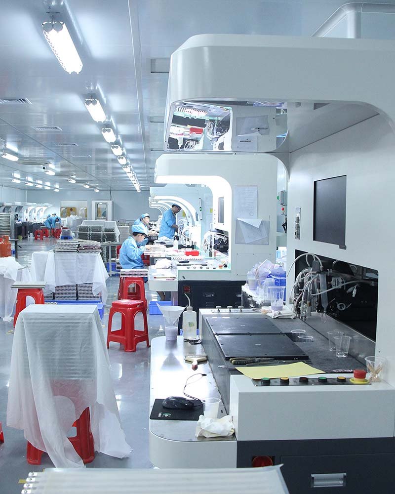 Automatic color filling machines