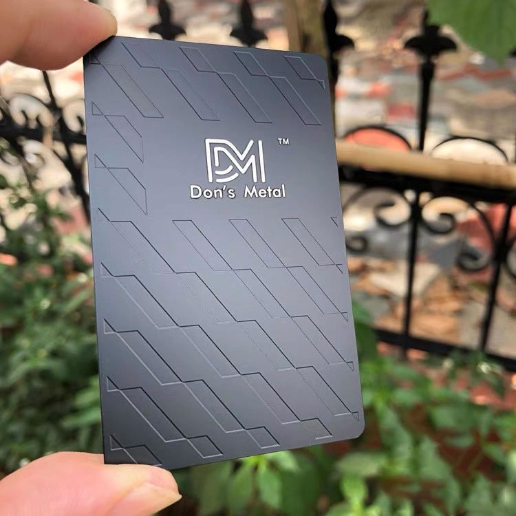 black business cards