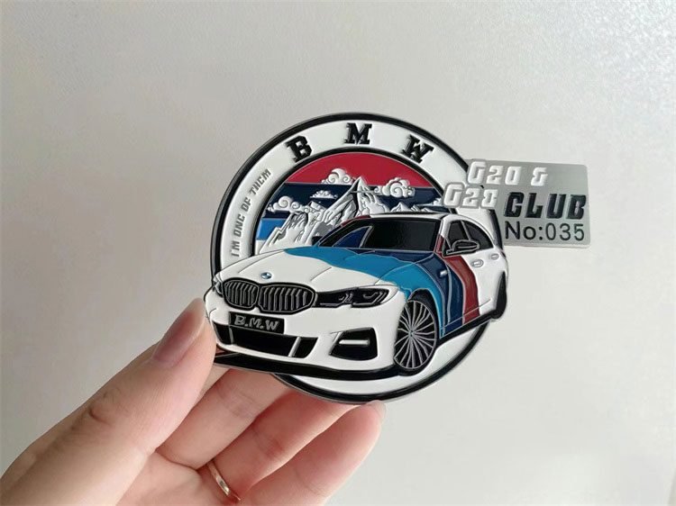 soft enamel car emblems