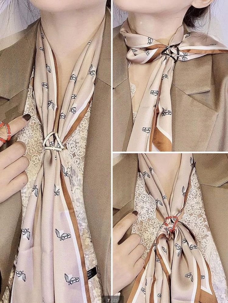 custom scarf buckle